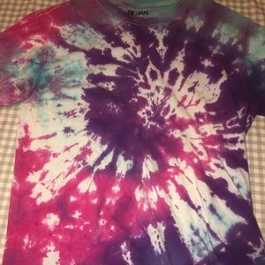 Home-made custom tye-dye t-shirt kids